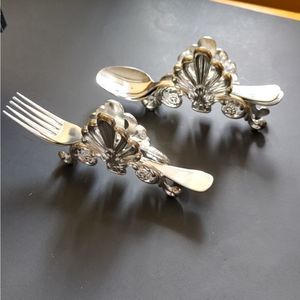 Silver Plate Buffet Caddy